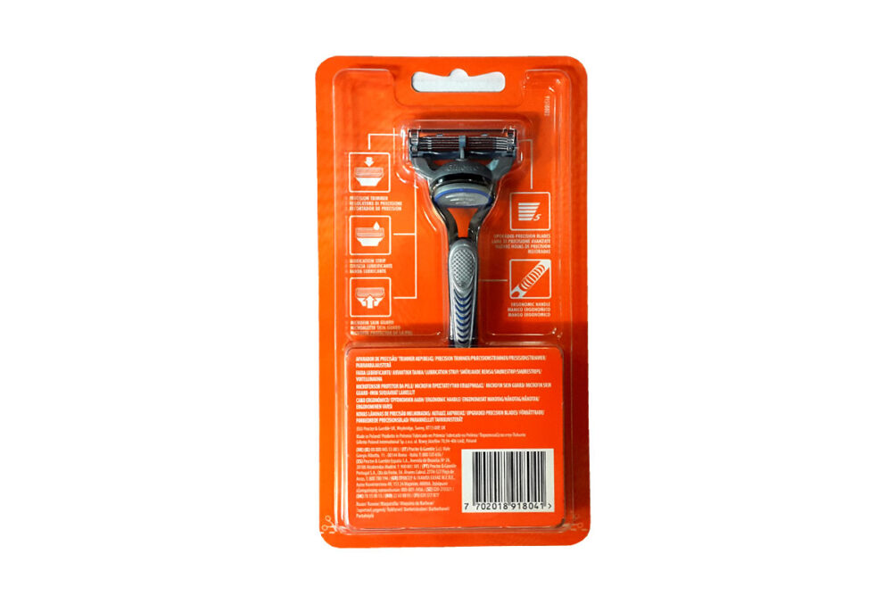 دسته تیغ ژیلت مردانه Gillette مدل فیوژن FUSION 5 دارای 1 یدک - Image 2