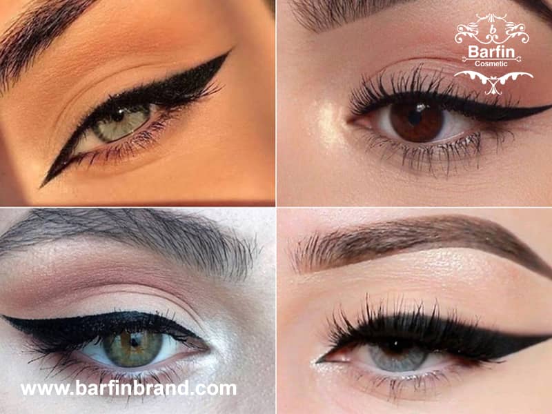 تکنیک خط چشم گربه ای برای انواع مدل چشم ها