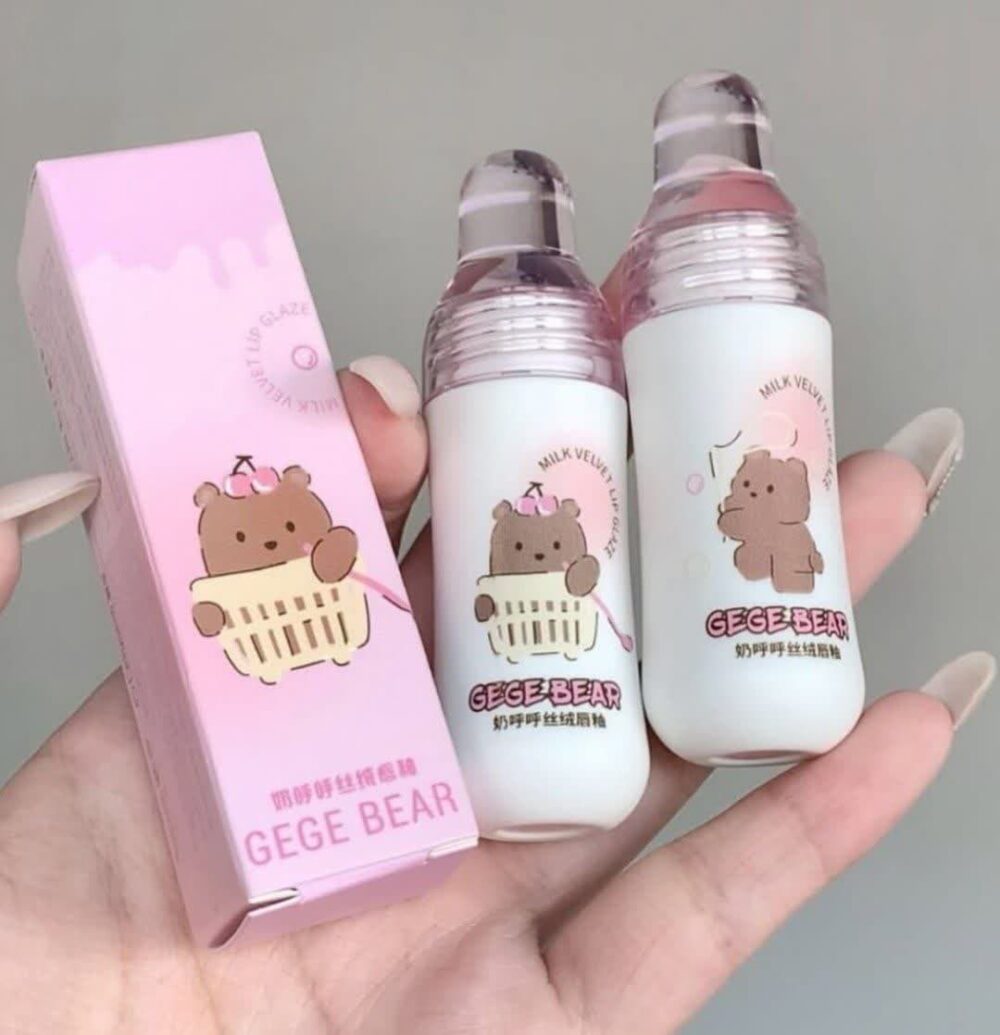 رژ مخملی کره ای خرسی برند Gege bear - Image 3