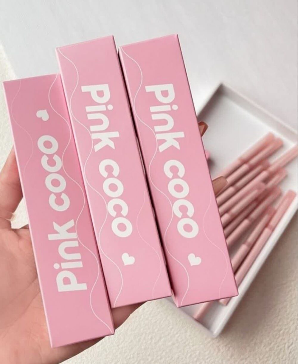 مداد چشم پیچی قهوه ای و زرشکی چری برند PINK COCO - Image 3