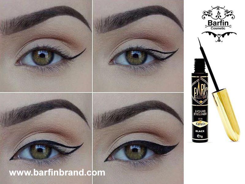 خط چشم گربه‌ ای برای چشم بادامی