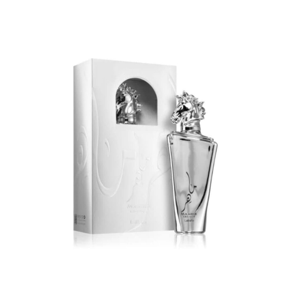 ادکلن لطافه ماهر (لگاسی) نقره ای Lattafa Perfumes Maahir Legacy