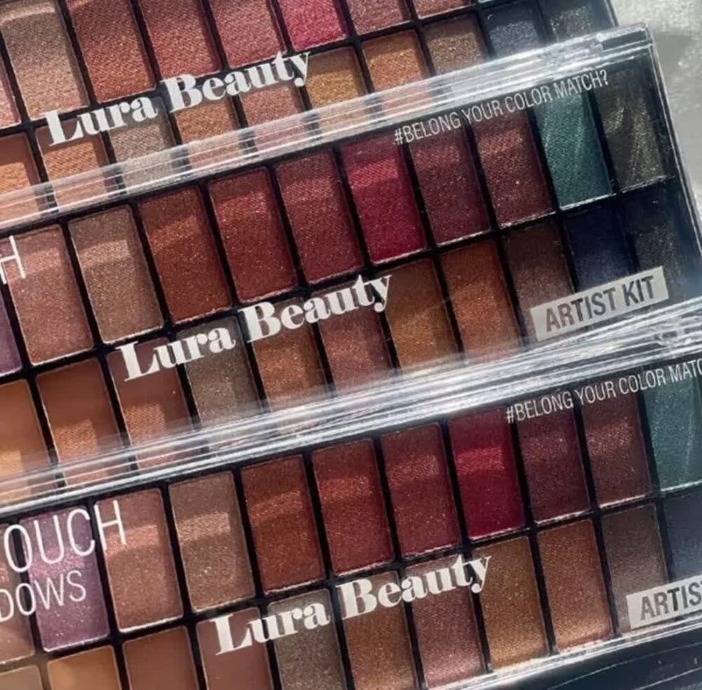 پالت سایه 28 رنگ lura beauty - Image 3