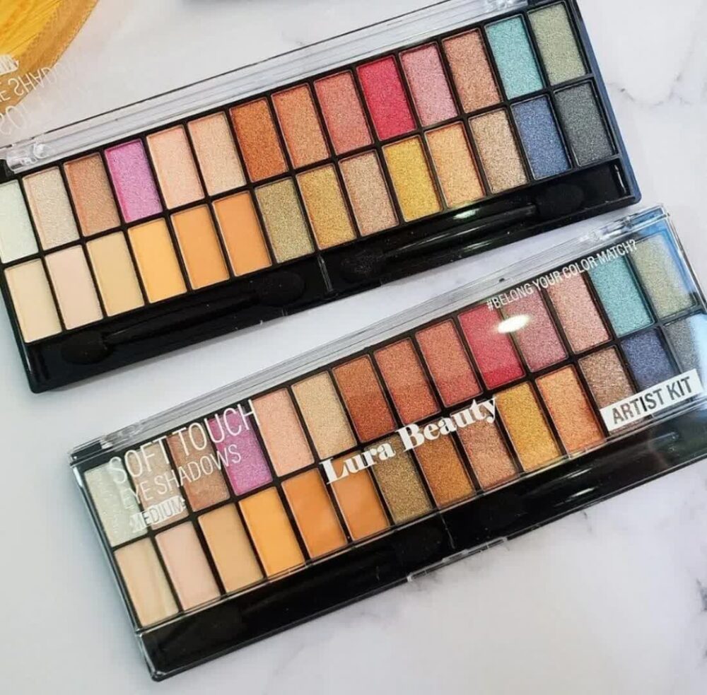 پالت سایه 28 رنگ lura beauty