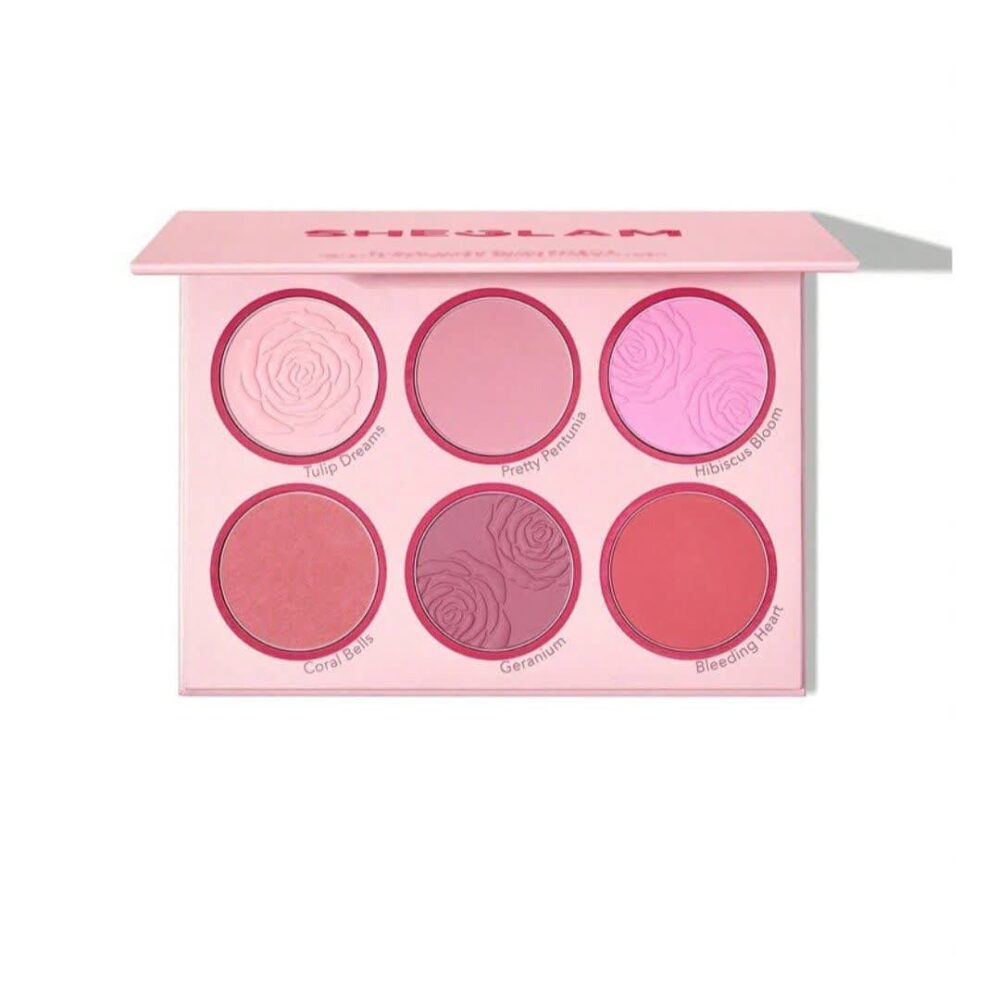 پالت رژ گونه 6 تایی شیگلم SHEGLAM