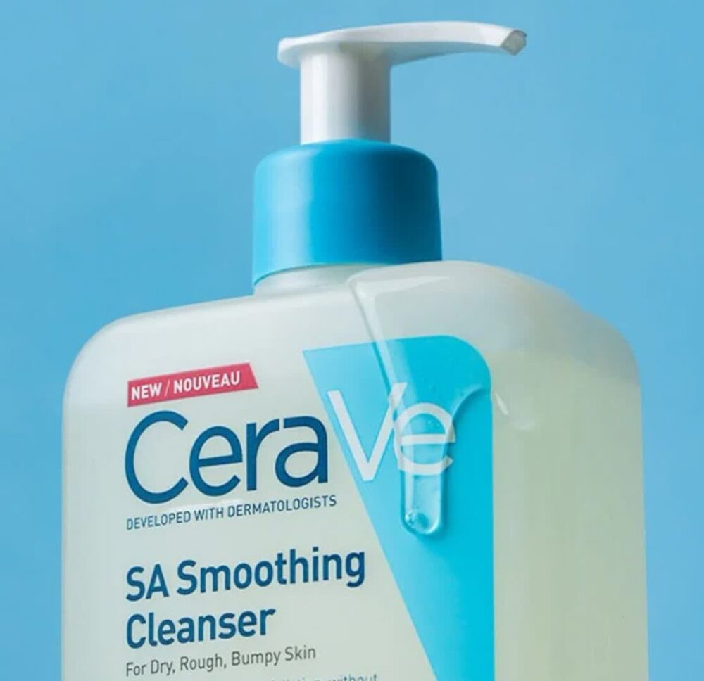 ژل شوینده ضد جوش پوست خشک و دهیدراته سراوی Cerave Sa Smoothing Cleanser - Image 3