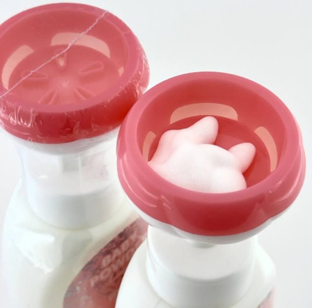 فوم شستشو صورت پمپی طرح گلBaby Powder - Image 3