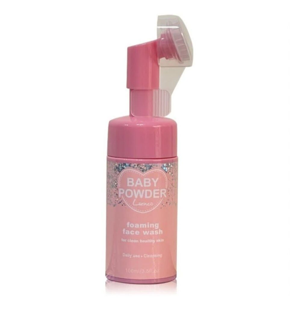 فوم براش دار قلبی baby powder - Image 2