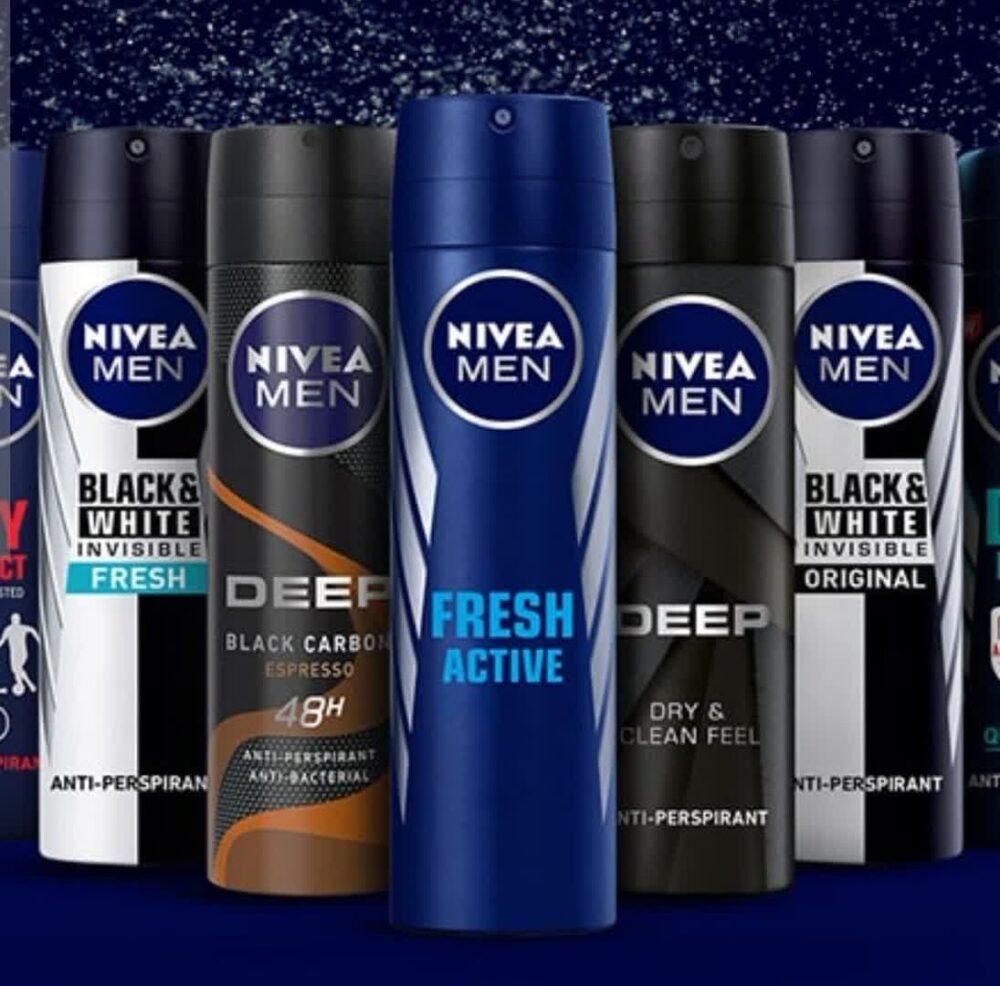 اسپری دئودرانت مردانه نیوا Nivea حجم 150 میلی لیتر