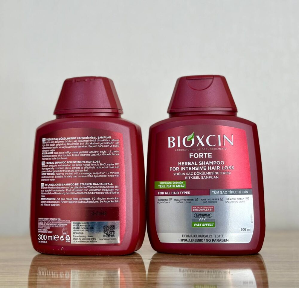 شامپو بیوکسین قرمز ضد ریزش فورت Fort مناسب برای تمامی موها حجم 300 میلBIOXCIN FORTE HAIR - Image 3