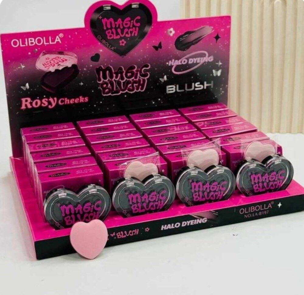 رژگونه حرارتی قلبی اولیبولا مدل Magic Blush - Image 3