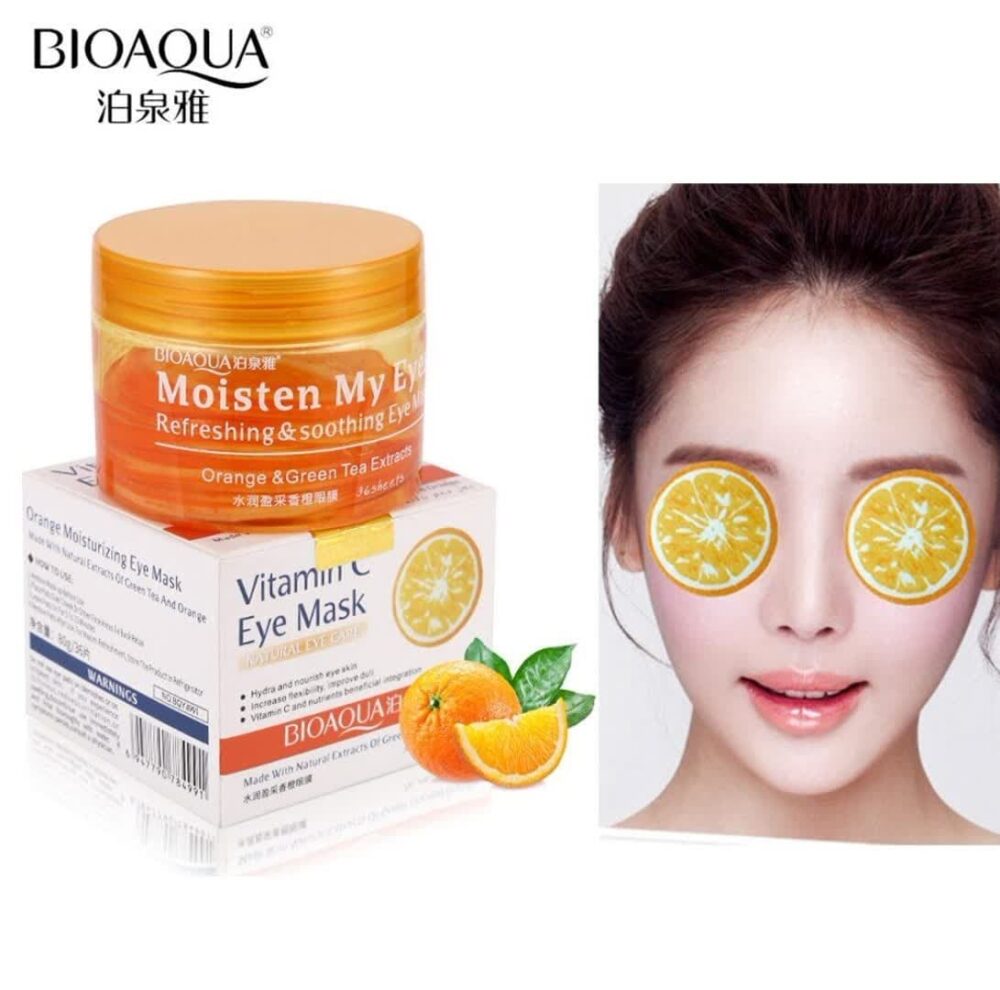 ماسک دور چشم پرتقال ویتامین C بیوآکوا-BIOAQUA - Image 2
