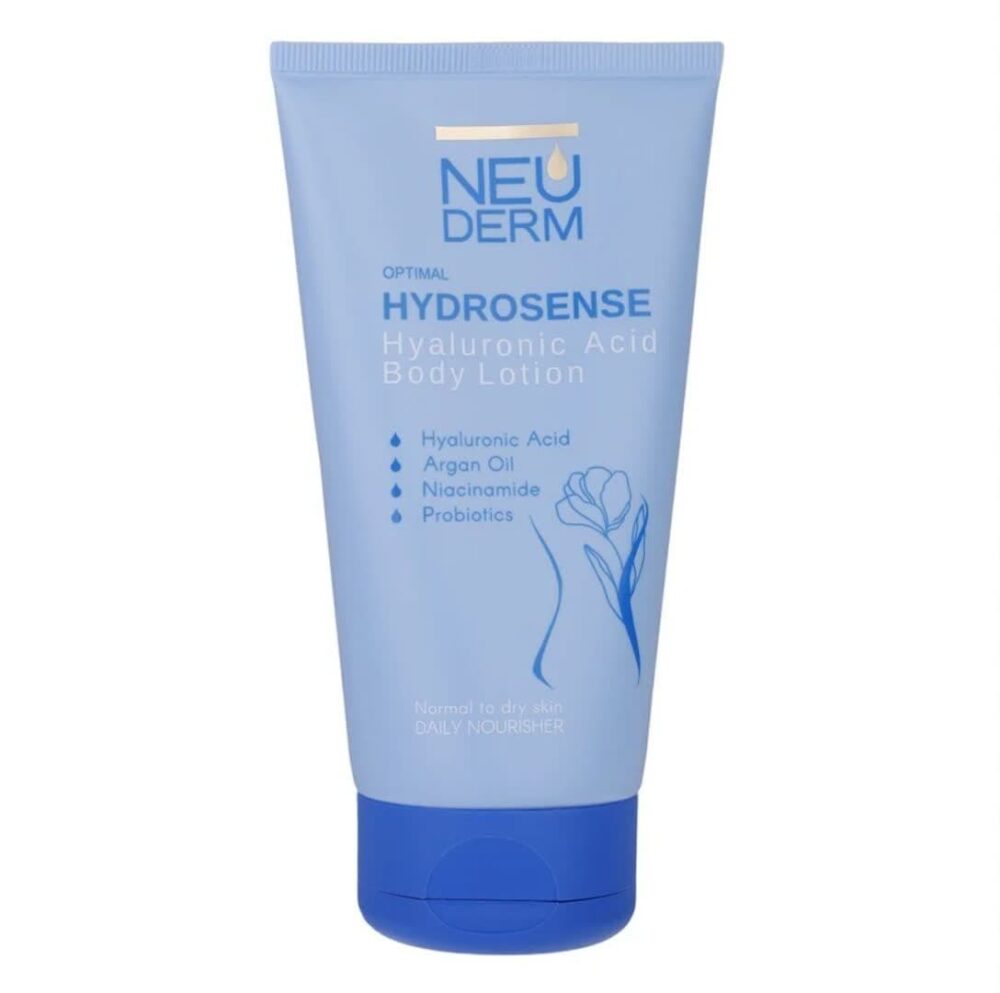 لوسیون بدن هیالورونیک اسید هیدروسنس مناسب پوست نرمال تا خشک Neuderm
