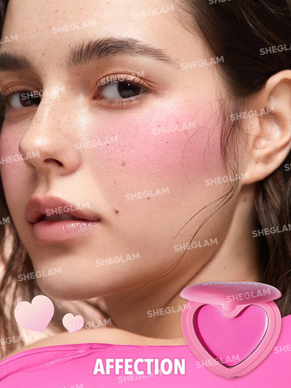 رژگونه کرمی قلبی شیگلم Sheglam - Image 7