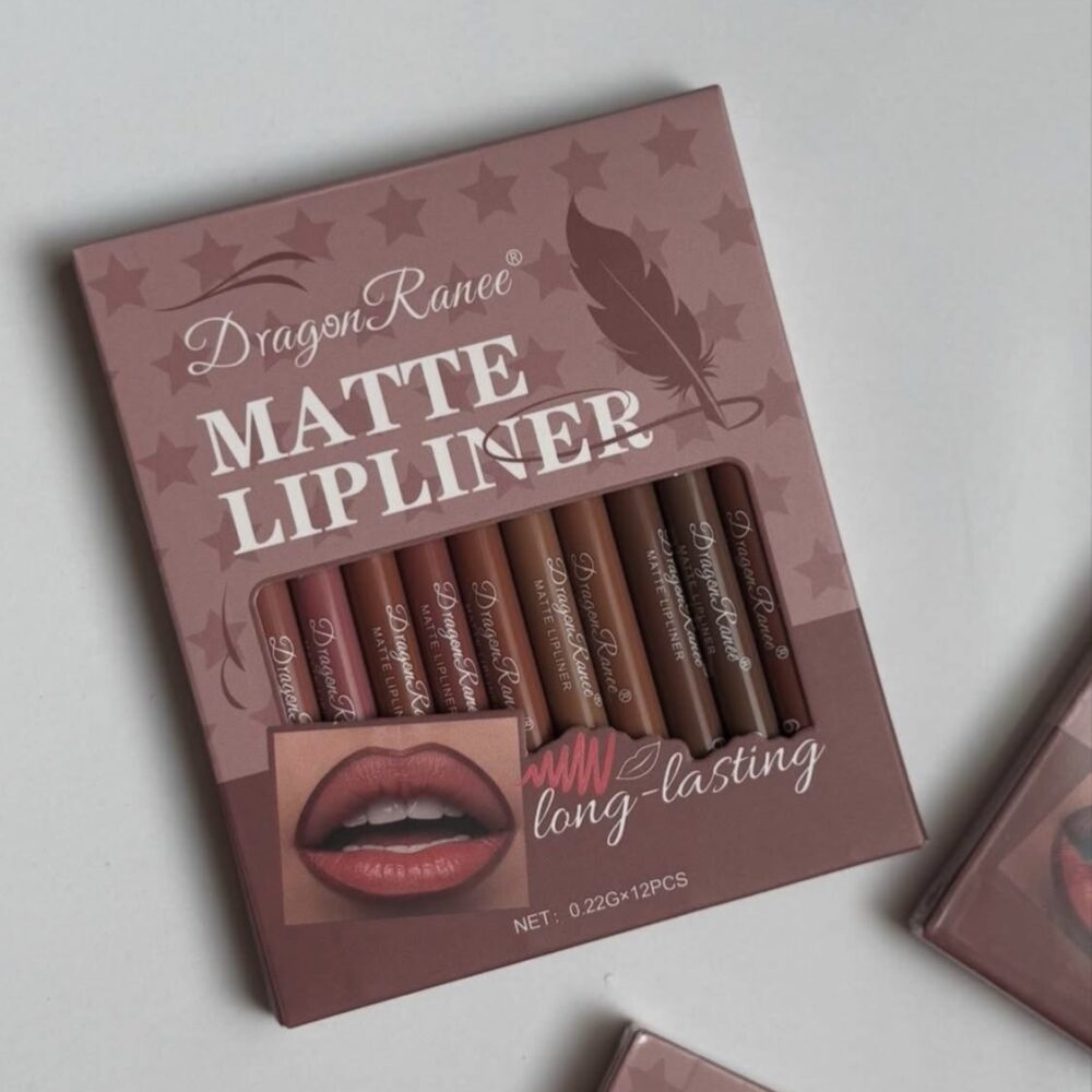 پک 12 عددی خط لب شمعی دراگون رنگهای نود