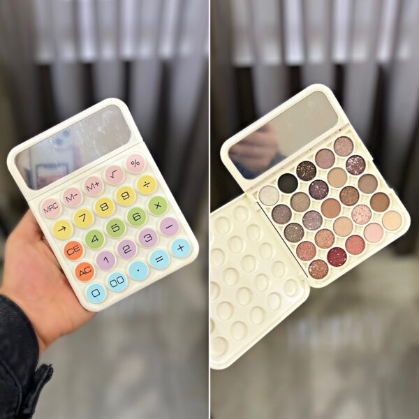 پالت سایه چشم مدل ماشین حساب برند Bigger رنگ سفید