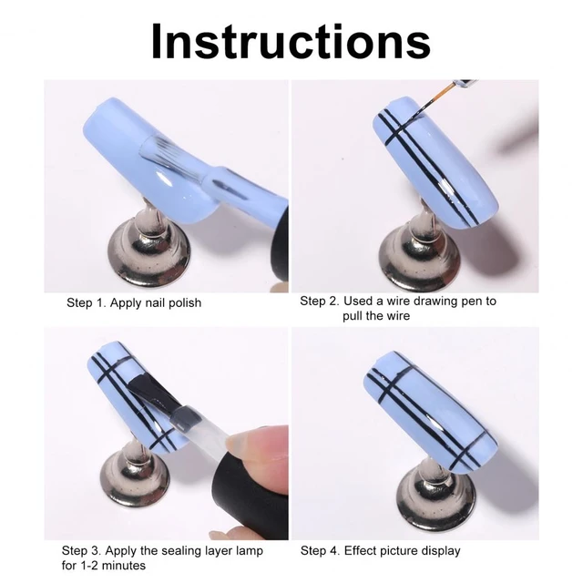 قلم طراحی ناخن 3 تایی بیوتی - Image 6