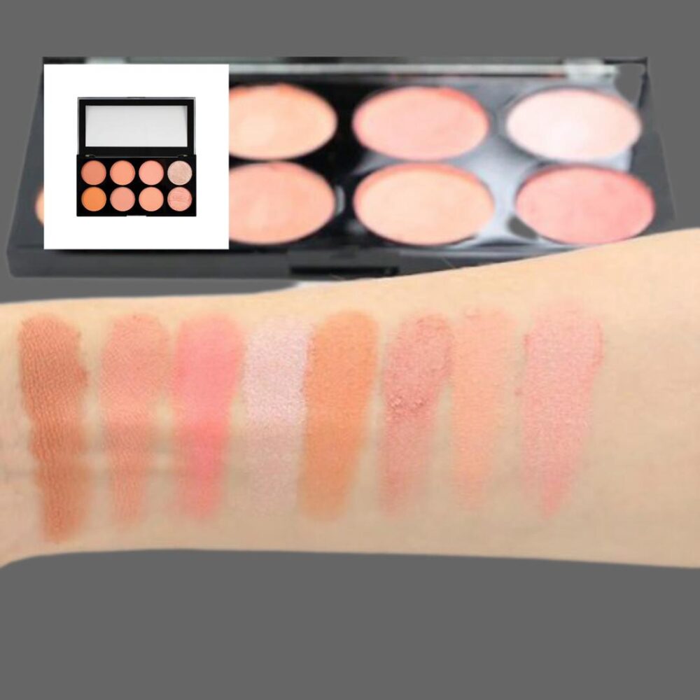 پالت رژگونه 8 رنگ رولوشن مدل Sugar & Spice - Image 2