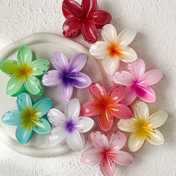 گیره مو و کلیپس گل پلومریا Plumeria وارداتی