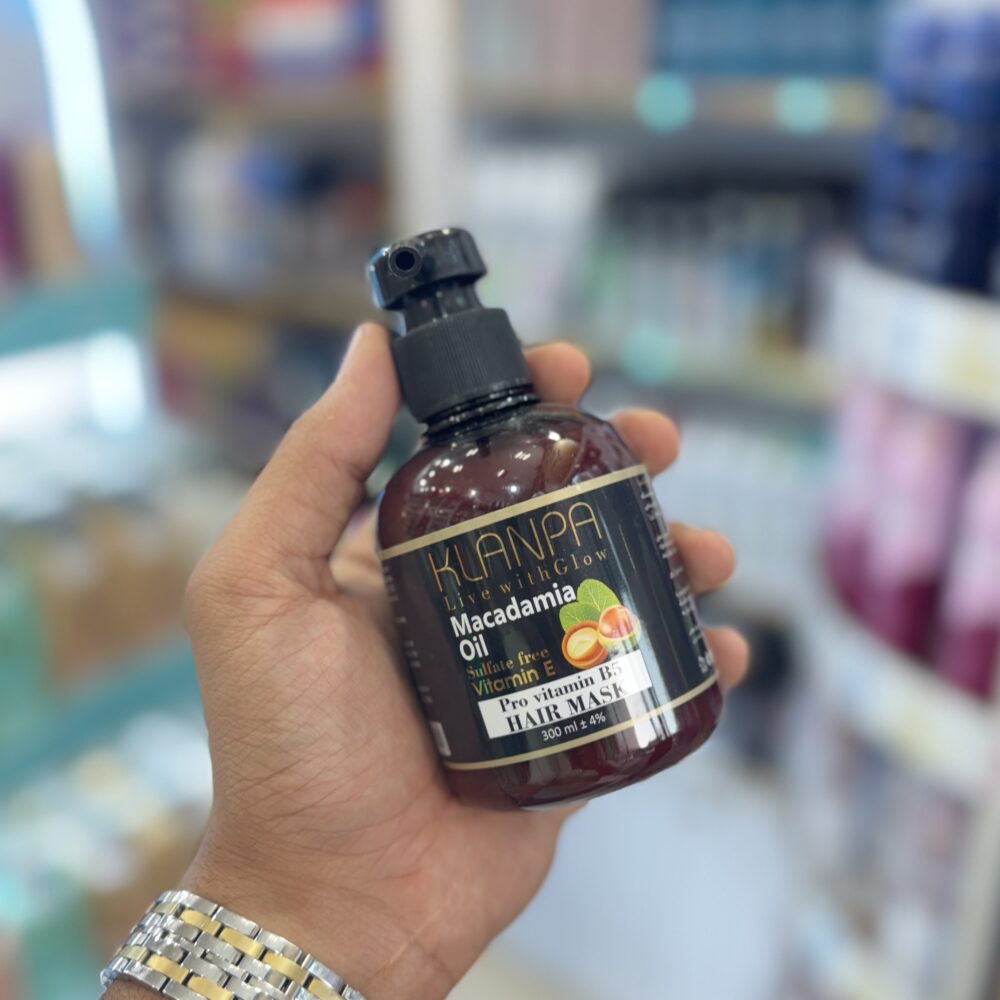 ماسک مو روغن ماکادمیا کلانپا بدون آبکشی فاقد سولفات حجم 300 میل