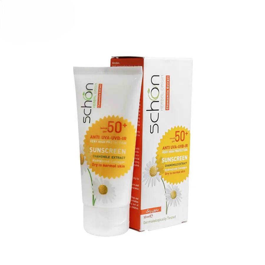 ضد آفتاب بی رنگ شون مناسب پوست خشک SPF 50 حجم 50ml - Image 2
