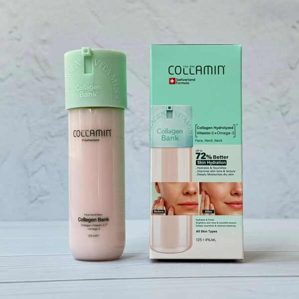 کرم کلاژن بانک کلامین امگا ۳ حجم ۱۲۵ میلیلیتر