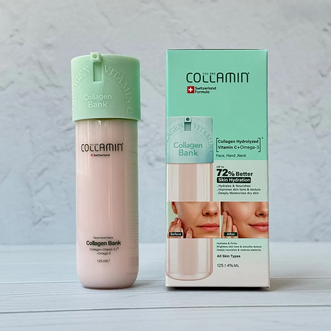 کرم کلاژن بانک کلامین امگا ۳ حجم ۱۲۵ میلیلیتر