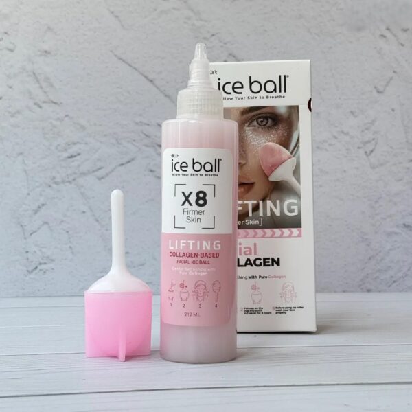 ژل آبرسان کلاژن لیفتینگ صورت آیس بال