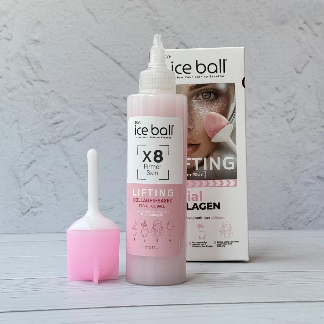 ژل آبرسان کلاژن لیفتینگ صورت آیس بال