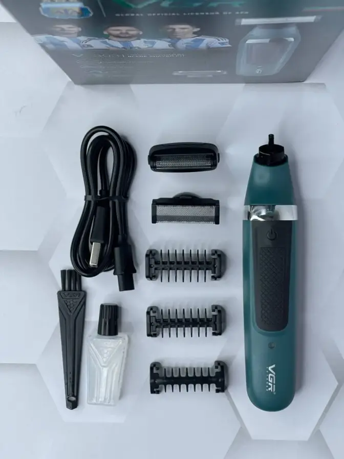 ماشین اصلاح موی صورت و بدن وی جی آر مدل V-393 - Image 2