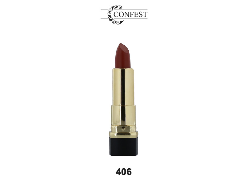 رژلب جامد مات کانفست Confest lipstick کد 406 - Image 4