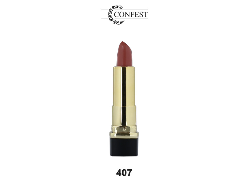 رژلب جامد مات کانفست Confest lipstick کد 407 - Image 4