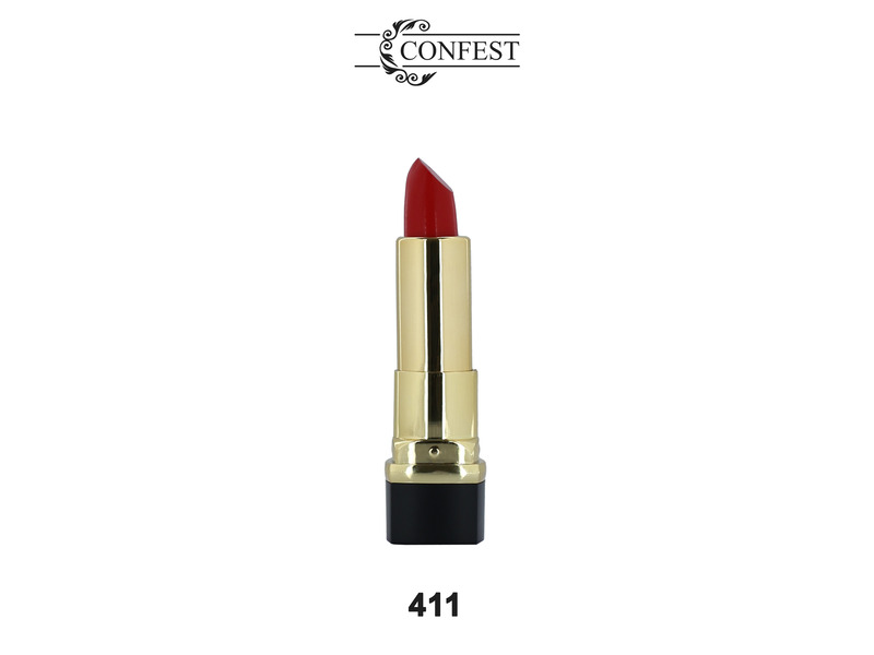 رژلب جامد مات کانفست Confest lipstick کد 411 - Image 4
