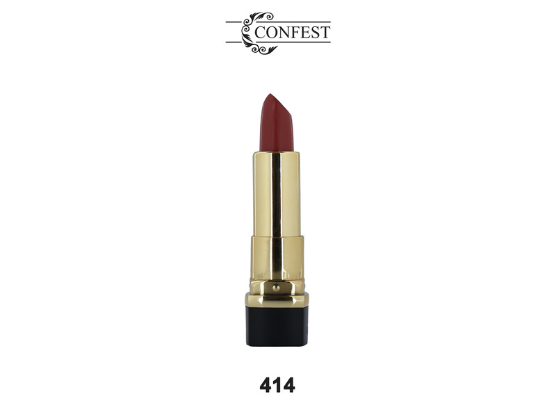 رژلب جامد مات کانفست Confest lipstick کد 414 - Image 4