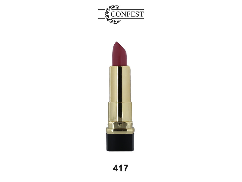 رژلب جامد مات کانفست Confest lipstick کد 417 - Image 4