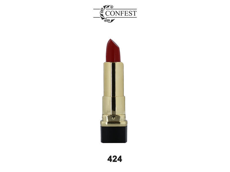 رژلب جامد مات کانفست Confest lipstick کد 424 - Image 4