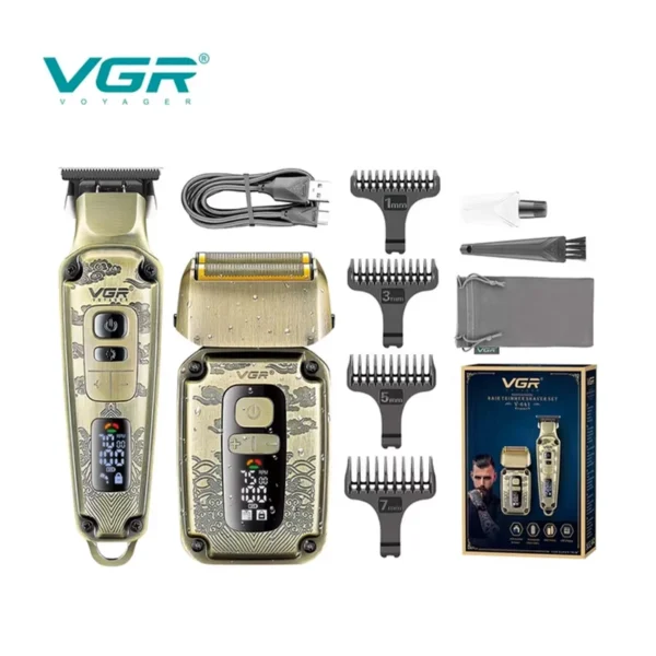 ست ماشین اصلاح و خط زن وی جی آر VGR V-641