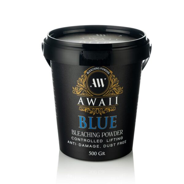 پودر دکلره آوایی آبی با رایحه نعناع وزن 500 گرم