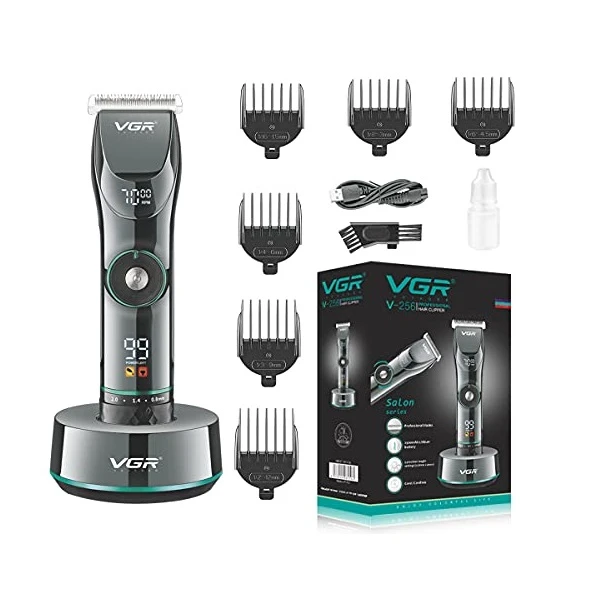 ماشین اصلاح و خط زن موی سر و صورت حرفه ای وی جی ار مدل V-256