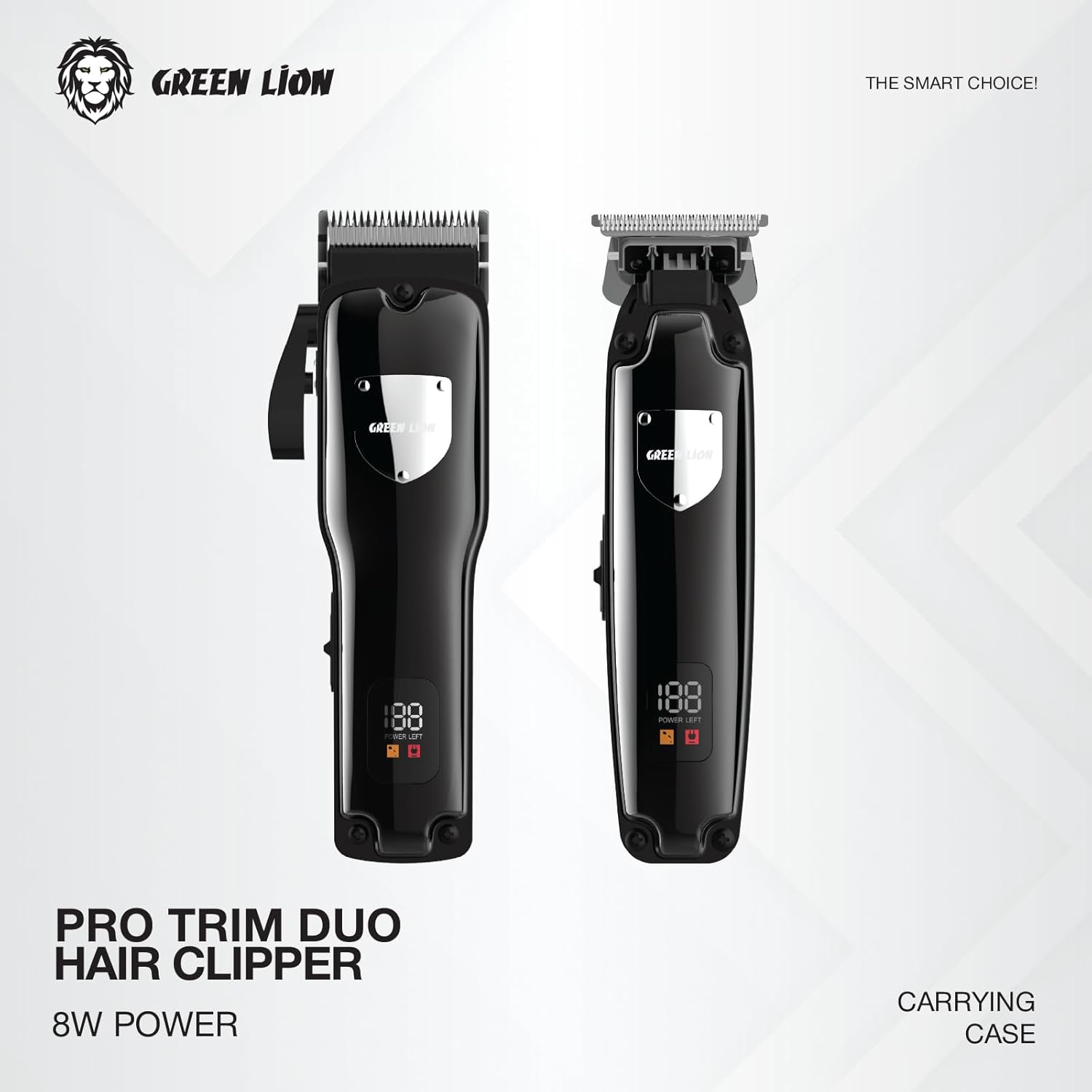ماشین اصلاح مردانه ست 2 تایی گرین لاین مدل GNPTRMDUO - pro trim duo hair clipper green lion - Image 7
