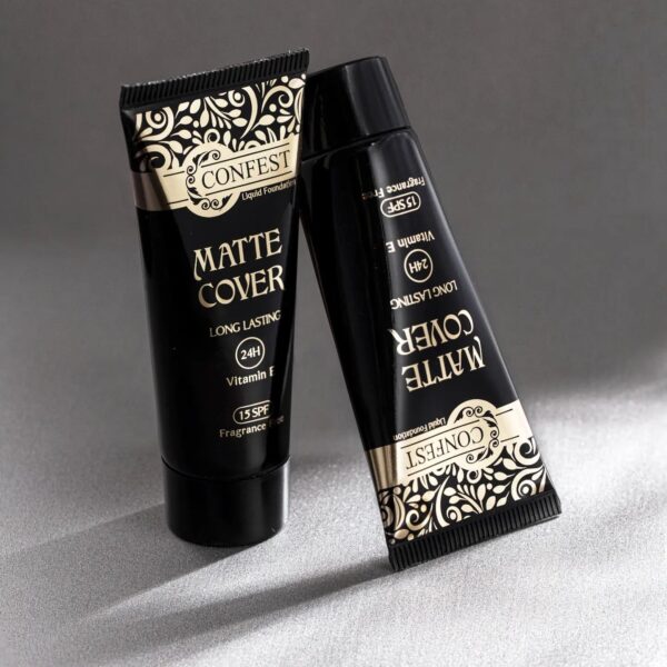 کرم پودر تیوپی کانفست SPF 15 با ماندگاری 24 ساعته و نمای مات،شماره 305