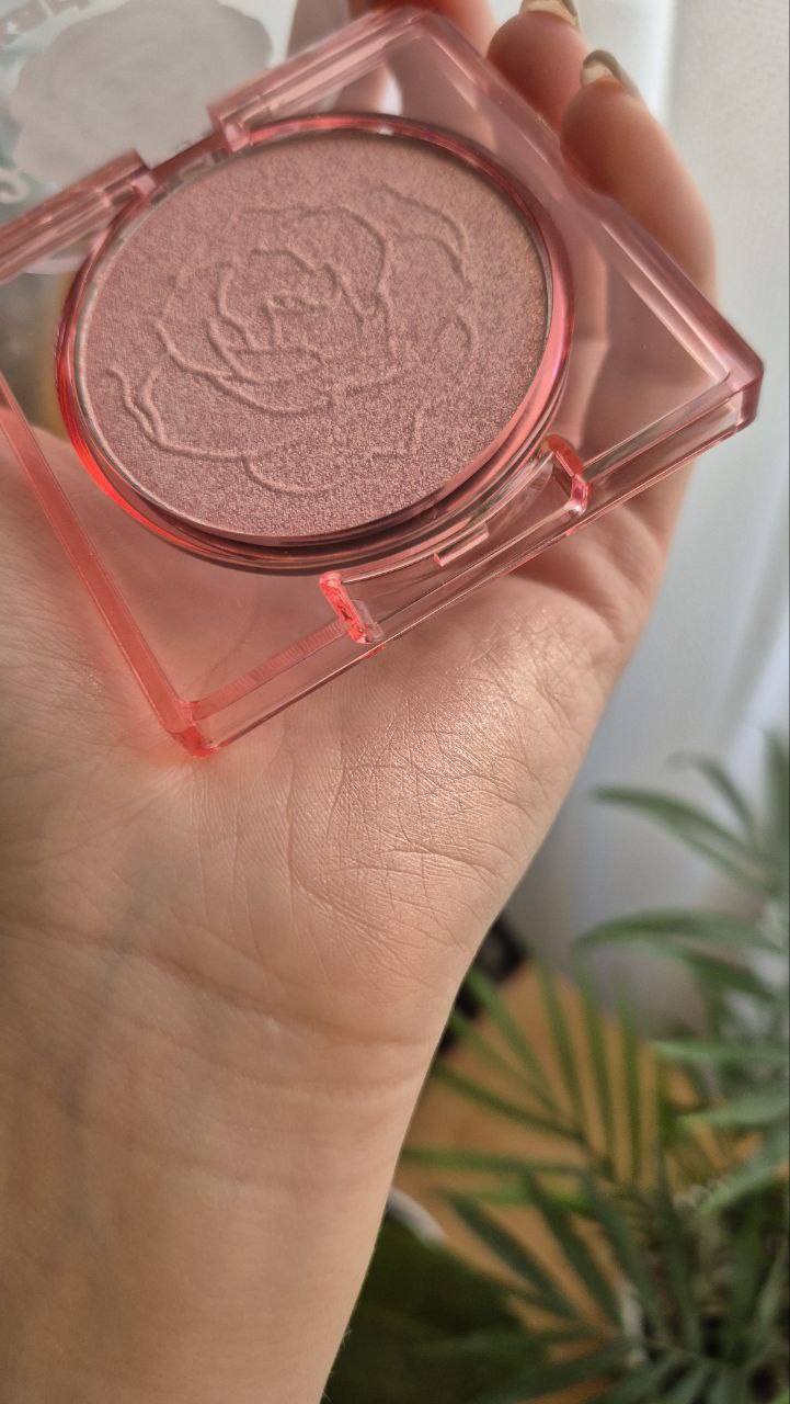 هایلایتر صورتی شاین دار گل رز پینترستی کاریته - Image 3