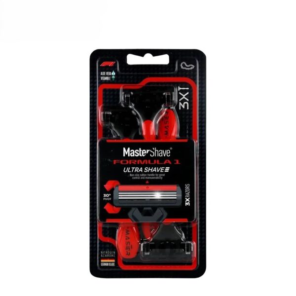 ژیلت خودتراش ۳ تیغه مردانه مستر شیو بسته ۳ عددی