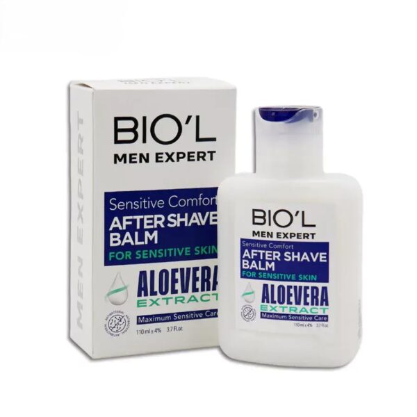 افتر شیو لوسیون پس از اصلاح بیول مدل Sensitive Comfort حجم 110ml Biol