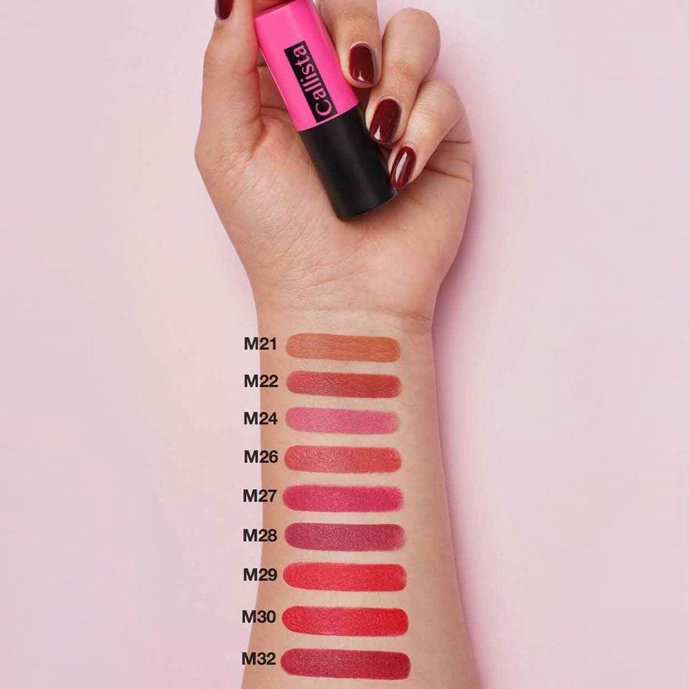 رژ لب جامد مات کالیستا کد Callista Matt Lipstick M27 - Image 4