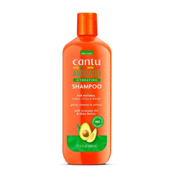 شامپو آبرسان آووکادو موهای فر و حالت دار کنتو Cantu Hydrating Avocado Shampoo 400ML
