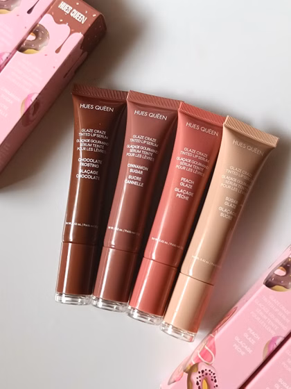 لیپ گلاس دونات candy طرح laneige برند hues queen - cinnamon sugar - Image 3