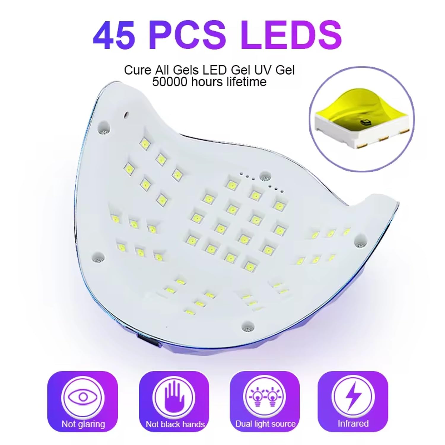 دستگاه یو وی UV/LED ناخن سان SUN G5 - Image 5