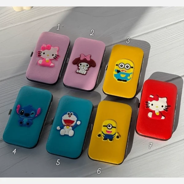 ست پدیکور و مانیکور 6 تیکه عروسکی فانتزی