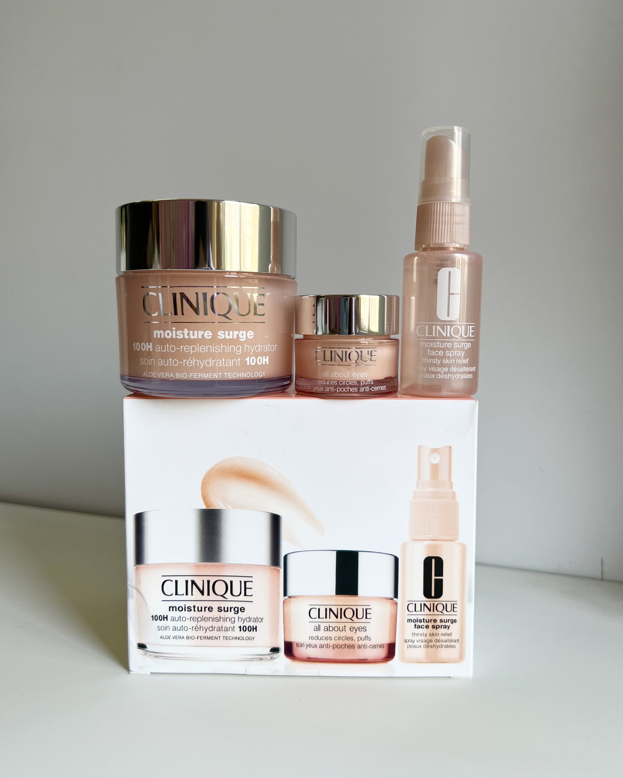 پک 3 عددی آبرسان 100 ساعته کلینیک Clinique Moisture Surge Pack 3 piece